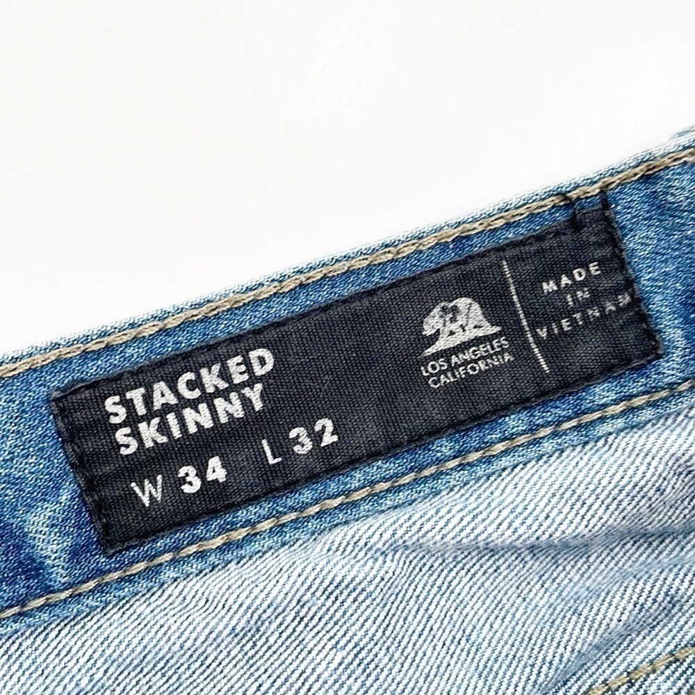 Bullhead Stacked Skinny distressed denim jeans - Picture 7 of 9
